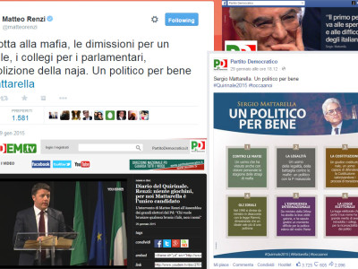 #MattarellaPresidente, il capolavoro di Renzi passa anche dai social