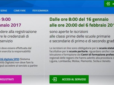 Iscrizioni online a scuola, banco di prova per lo Spid