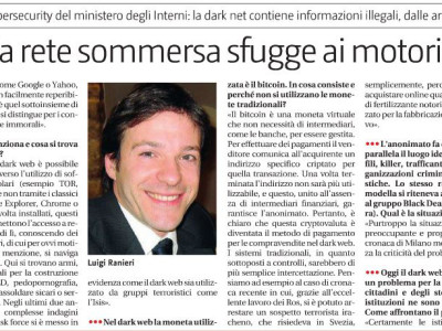 Dark web, Ranieri: “Così la rete sommersa sfugge ai motori di ricerca”