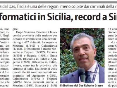 In aumento i reati informatici in Sicilia, record a Siracusa